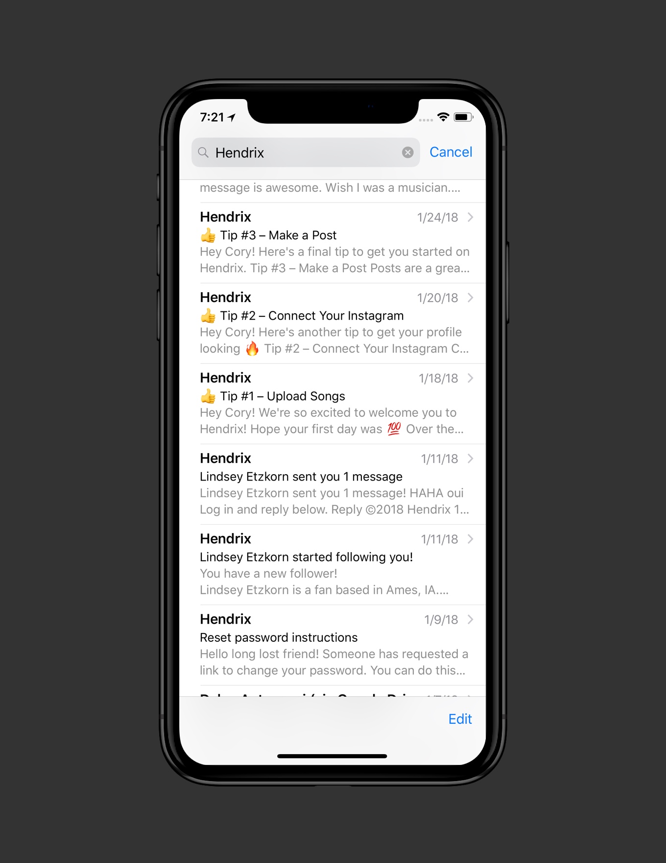 Onboarding emails / drip campaign.