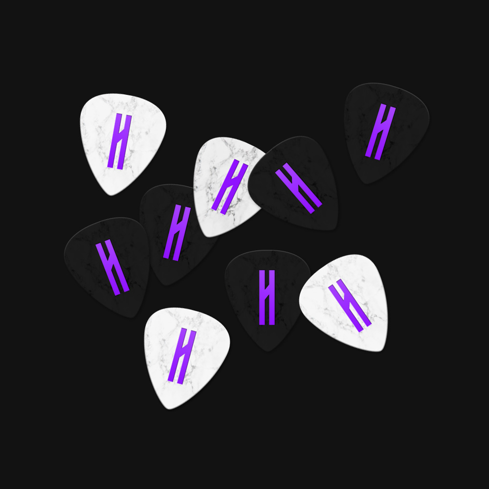 Custom guitar picks.