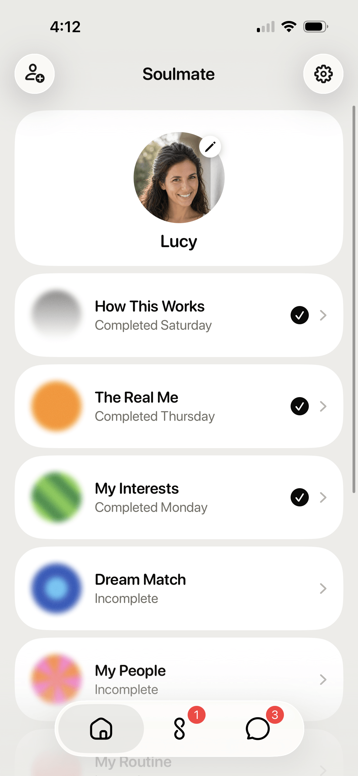 Soulmate app preview